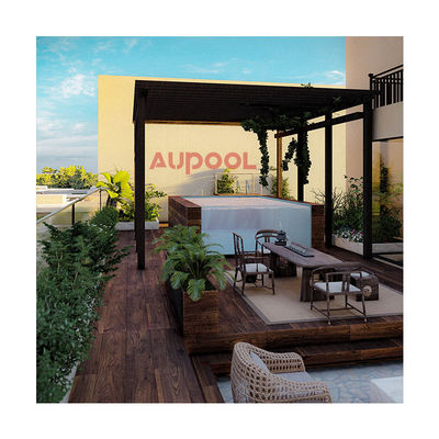 AUPOOL 2000L 시리즈 표준 역류 트레이너 장면 투명한 수영장