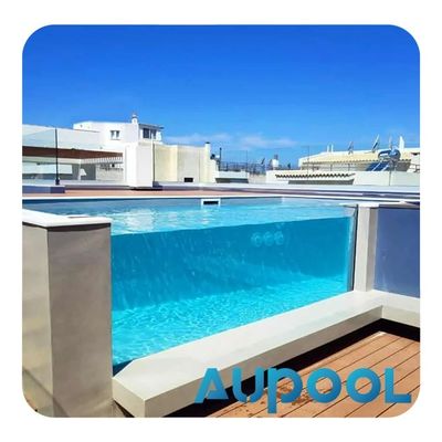 개인 빌라 정원 아크릴 유리 수영장 날씨에 저항 바닥 수영장
