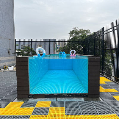 가족 수영장 끝없는 훈련 기계와 함께 지상 수영장 위의 Prefab 아크릴 패널