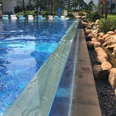 사용자 정의 크기 수영장 울타리 AUPOOL 폴리카보네이트 수영장 덮개를위한 맑은 아크릴 패널