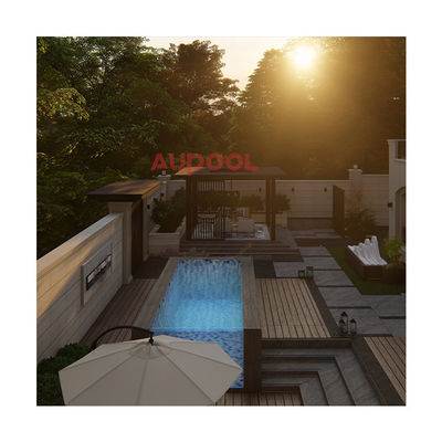 사용자 정의 크기 수영장 울타리 AUPOOL 폴리카보네이트 수영장 덮개를위한 맑은 아크릴 패널