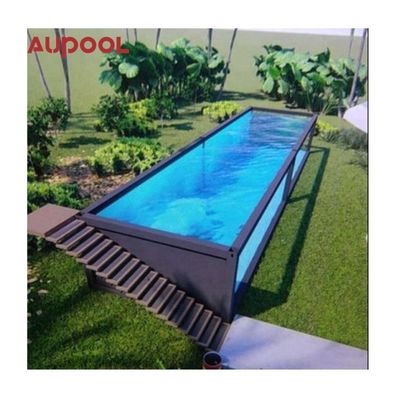 AUPOOL 스타일의 투명한 빌라 수영장 아크릴 마사지 베이비 스파 수영장
