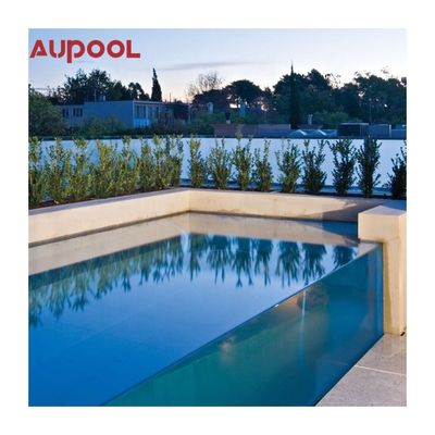 아크릴 수영장 AUPOOL 정원 뒷마당 커버와 히터와 함께 끝없는 긴 수영 스파