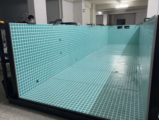 호텔용 아크릴 국경 없는 수영장 43m3 수영장 수 용량 3050KGS 순중량
