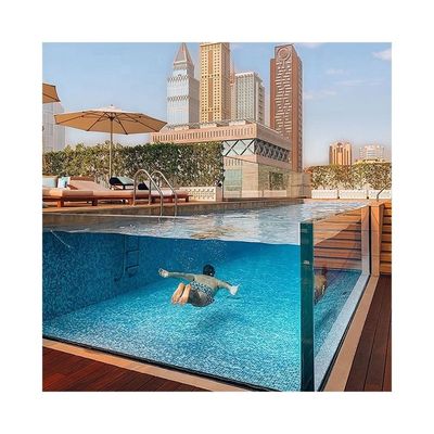 AUPOOL 내에서 사용자 정의 수영장 디자인을위한 높은 투명성 아크릴 수영장 시트