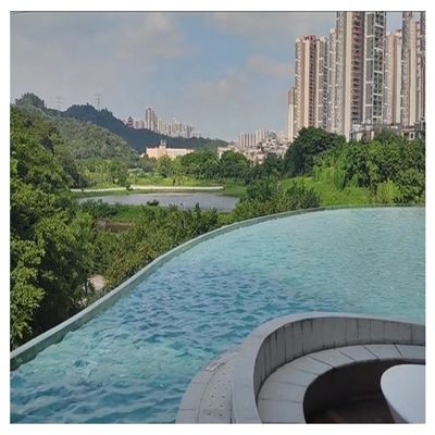 AUPOOL 아크릴 유리 섬유 재료 수영장 스파 마사지 및 아크릴 창문